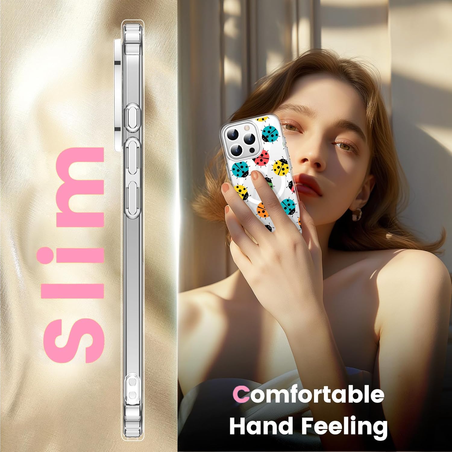 Kawaii Ladybug iPhone Case